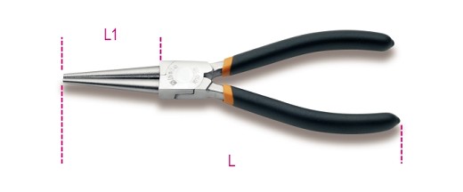 Pinze A Becchi Tondi Lunghi Manici Ricoperti Con 2 Strati Di Pvc Antiscivolo