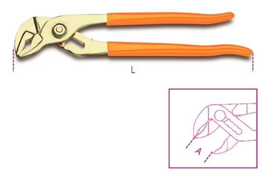 Pinza Regolabile, Cerniera A Cremagliera, Antiscintilla