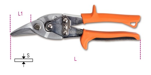 Cesoia A Doppia Leva Destrorsa Lame Curve