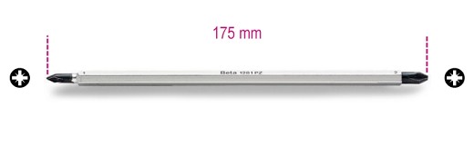 Giravite Bivalenti Per Viti Con Impronta A Croce Pozidriv®-supadriv® Cromato, Punte Nere