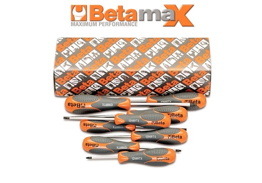 Serie Di 8 Chiavi Maschio Con Impugnatura Per Viti Con Impronta Tamper Resistant Torx® (art. 1298rtx)