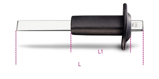Scalpello Extrapiatto Con Tagliente Diritto Con Paramano
