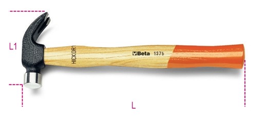 Martelli Con Penna A Granchio Manico In Legno