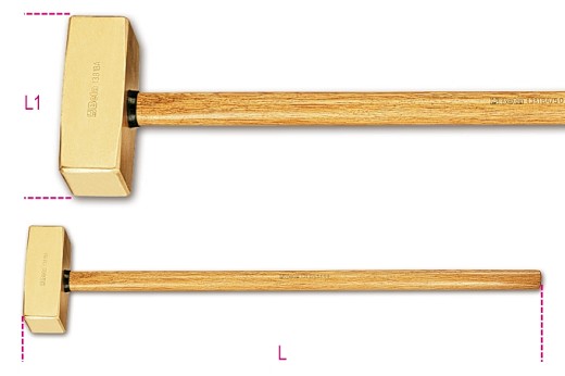 Mazza Antiscintilla, Manico In Legno