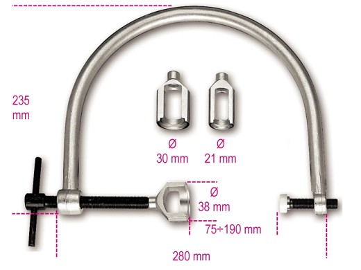 Morsetto Alzavalvole Con Tre Flange