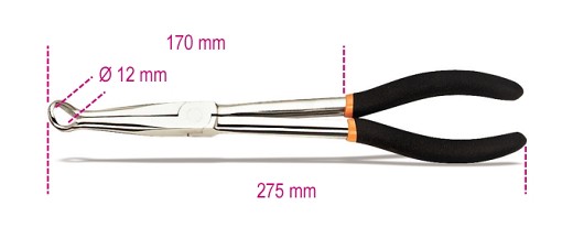 Pinza Per Cappucci Candele D’accensione A Becchi Lunghi Manici Ricoperti Con 2 Strati In Pvc