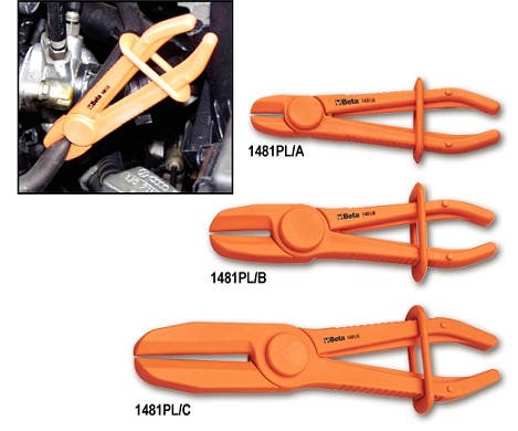 Serie Di 3 Pinze In Plastica Per Occlusione Tubi E Manicotti