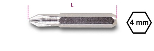 Inserti 4 Mm Per Viti Con Impronta Phillips®
