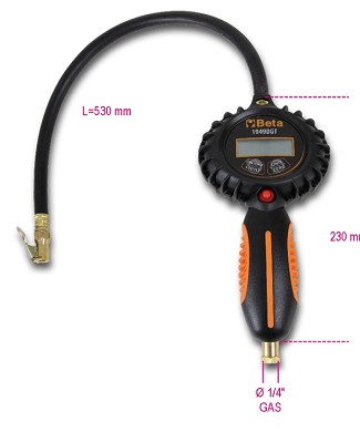 Pistola Digitale Per Gonfiaggio Pneumatici