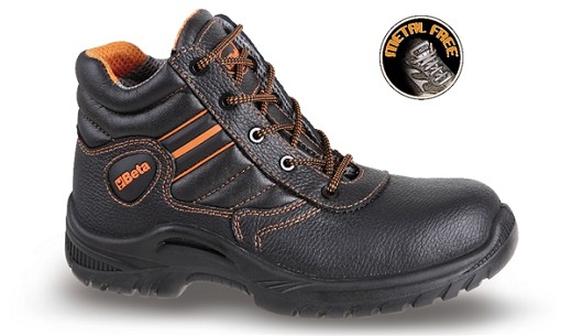 Scarpe Alte In Pelle Pieno Fiore Idrorepellente