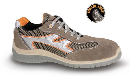 Scarpe Light In Pelle Scamosciata Ed Inserti In Mesh, Suola Racing