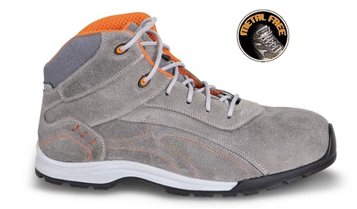 Scarpe Alte In Pelle Vintage Ingrassata E Idrorepellente Con Suola In Gomma E Anello In Morbido Pu