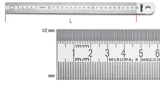 Righe Semirigide Graduate In Acciaio Inossidabile