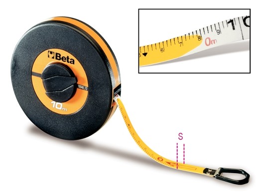 Rotelle Metriche Cassa In Abs Antiurto Nastro In Fibra Di Vetro Ricoperto In Pvc 