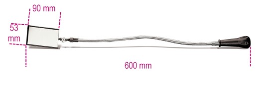 Specchietto Flessibile Rettangolare