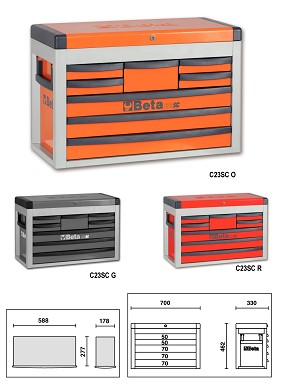 Cassettiera Con Assortimento Di Utensili