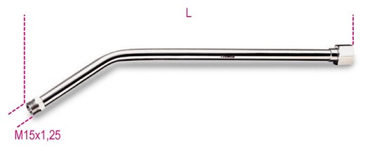 Prolunghe Curve Cromate