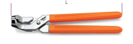 Pinza Per Dadi Rubinetto Manici Ricoperti In Pvc, Cromata