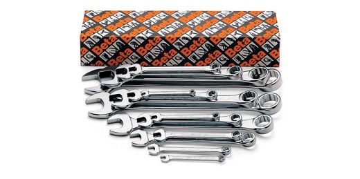 Serie Di 17 Chiavi Combinate (art. 42) Con Supporto
