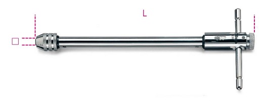 Giramaschi A Cricchetto Reversibile, Tipo Lungo Cromato