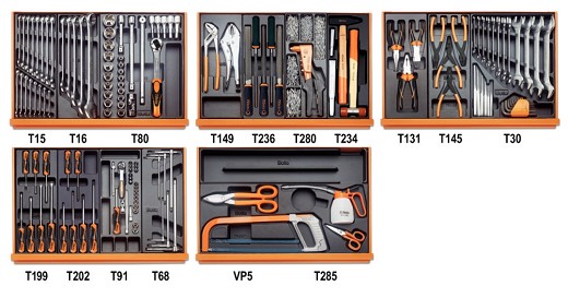 Assortimento Di 151 Utensili In Termoformato