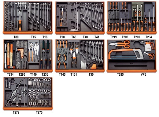 Assortimento Di 232 Utensili In Termoformato