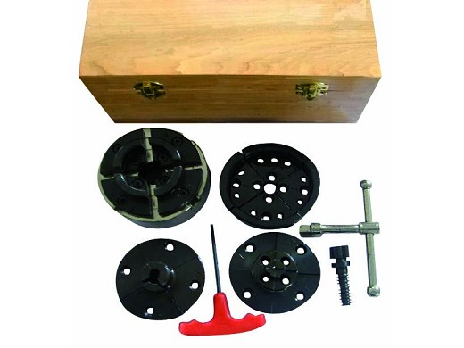 KIT PROFESSIONALE PIATTO PER MANDRINO A 4 GRIFFE