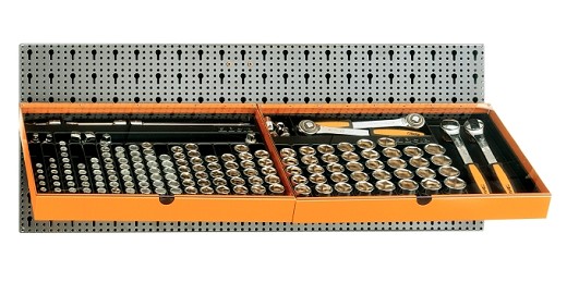 Assortimento 163 Utensili, Con Ganci Senza Pannello