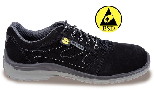 Scarpe In Pelle Scamosciata Traforata, Esd