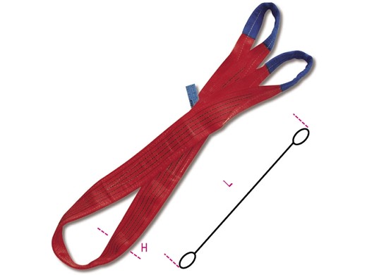 FASCE DI SOLLEVAMENTO ROSSE 5000KG-MT12