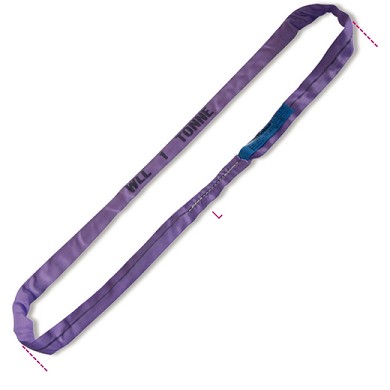 Brache Ad Anello Continuo, 1t Tessuto In Poliestere Ad Alta Tenacità (pes) Colore Viola