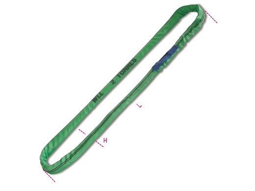 Brache Ad Anello Continuo, 2t Tessuto In Poliestere Ad Alta Tenacità (pes) Colore Verde