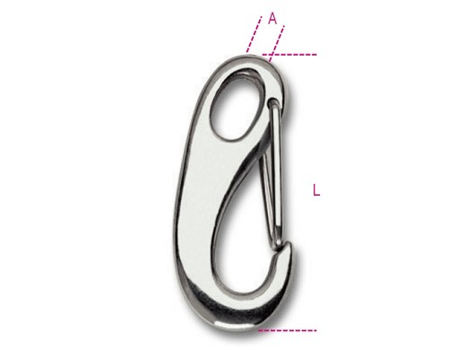 Moschettoni A Gancio Con Sicura Inox Aisi 316