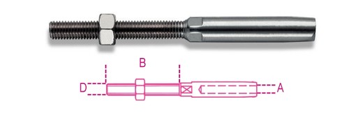 Terminali A Tubo Inox Aisi 316