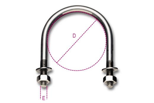 Collari Per Sostegno Tubazioni, Acciaio Inox