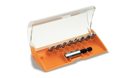 10 Inserti Con Portainserti Magnetico In Astuccio Tascabile