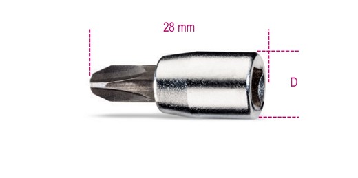 Chiavi A Bussola A Giravite Per Viti Con Impronta A Croce Philips® Cromate - Inserti Bruniti