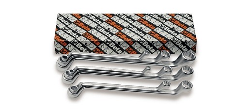 Serie Di 10 Chiavi Poligonali Doppie Curve (art. 90as)