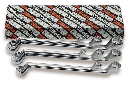 Serie Di 8 Chiavi Poligonali Doppie Curve (art. 90)