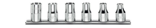 Serie Di Chiavi A Bussola Per Viti Con Profilo Torx® Con Attacco Quadro 1/2 Cromate