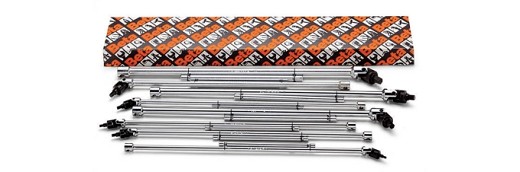 Serie Di Chiavi A T Con Maschio Snodato Per Viti Con Impronta Torx® Cromate