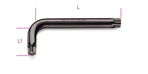 Chiavi Maschio Piegate Per Viti Con Impronta Torx®, Brunite