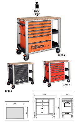 Cassettiera Con Assortimento Di Utensili