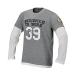  T-shirt Manica Lunga Doppia, ...