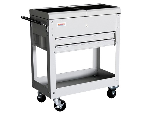 CARRELLO DA OFFICINA 2 CASSETTI 705X370X830 MM
