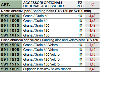 LEVIGATRICE A NASTRO E A DISCO 915X100 MM