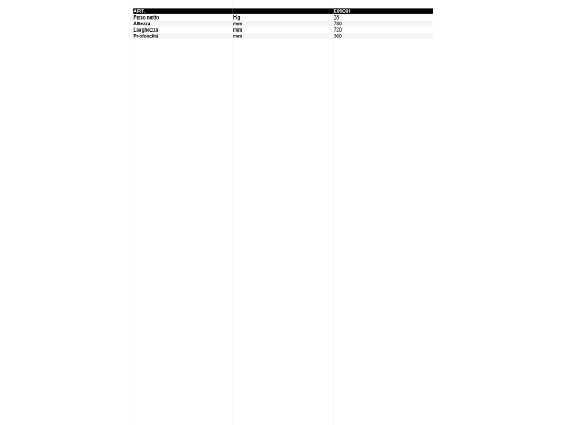 CARRELLO DA OFFICINA 3 RIPIANI 720X360X780 MM